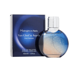 Van Cleef & Arpels Midnight in Parisブルーの天体が描かれている美しいボトル