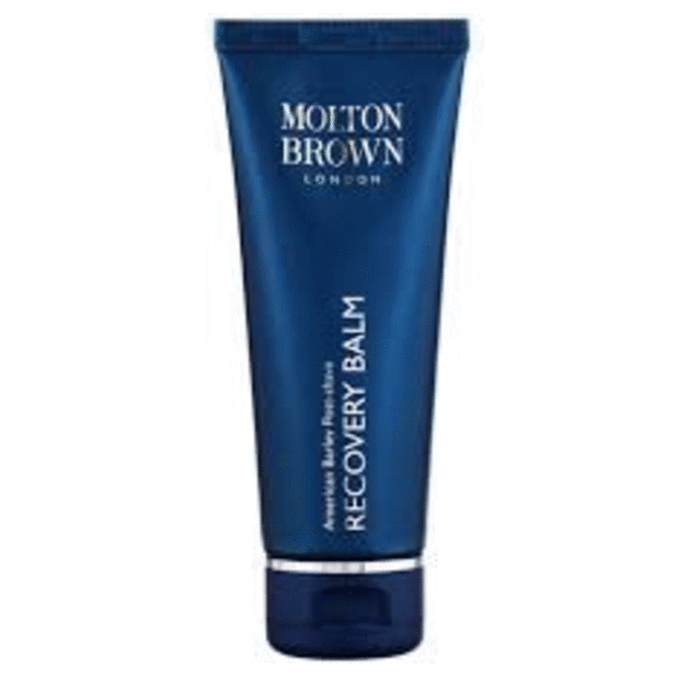 Molton Brown Post-Shave Recovery Balm　ブルーのチューブ