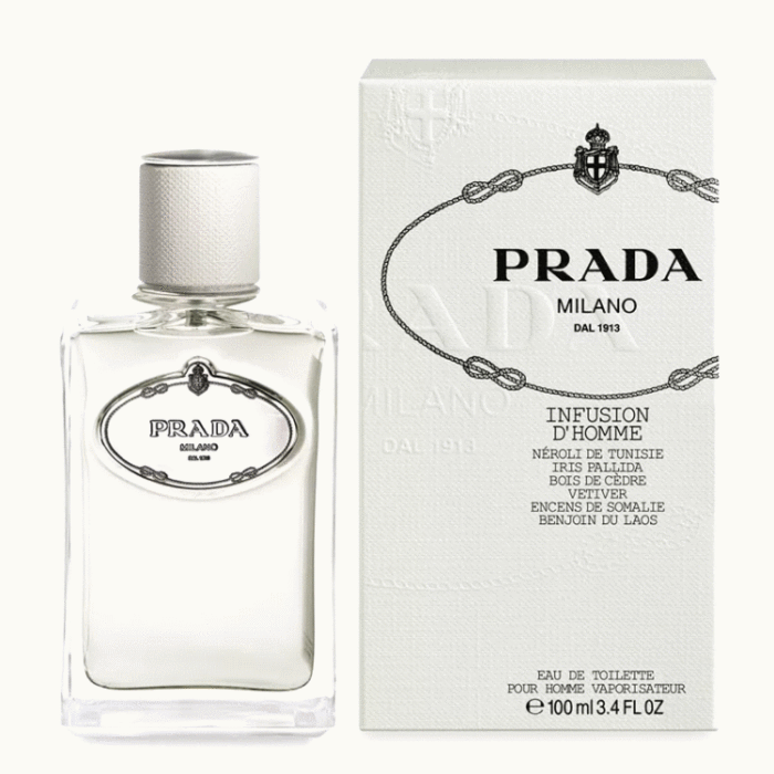 Prada Infusion d’Homme白いボトルと箱