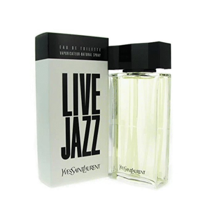 Yves Saint Laurent Live Jazz臼杵緑色の四角のボトルトップは黒
